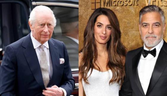 George Clooney, Amal rub shoulders with King Charles at Palace reception