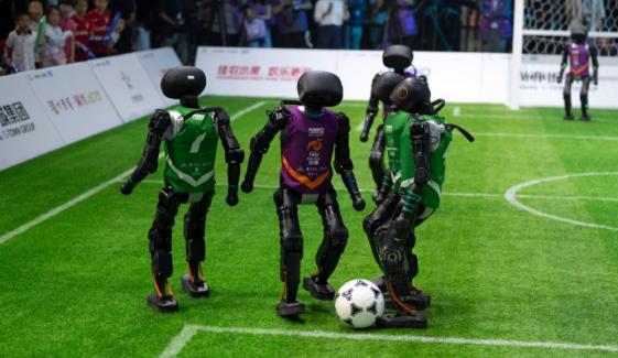 Humanoid robots struggle to play 3v3 football in China: Watch