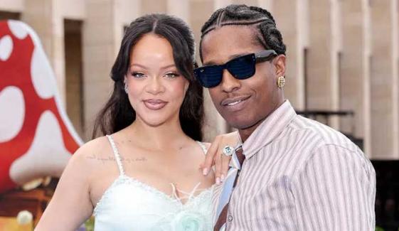A$AP Rocky jokingly hints at gender of third baby with Rihanna 