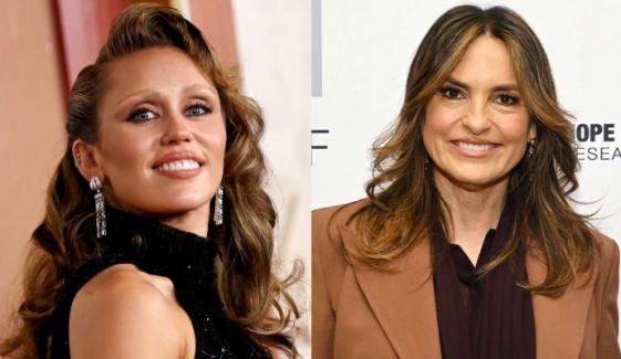 Miley Cyrus gives huge shout out to pal Mariska Hargitay's 'My Mom Jayne'