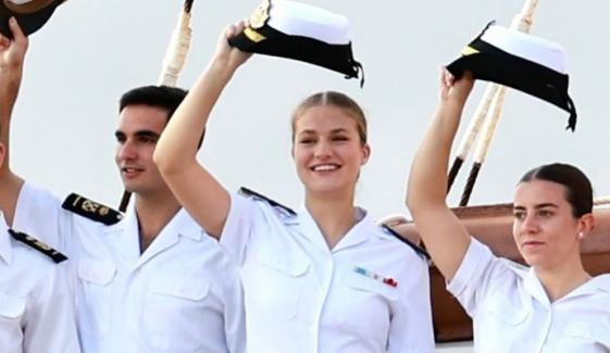 Princess Leonor shines in grand return to Spain after six-month naval training