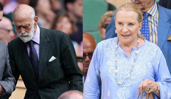 Prince and Princess Michael of Kent make separate appearances at Wimbledon 2025