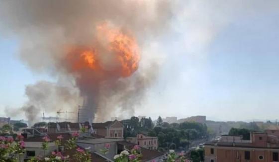 Rome petrol station explosion injures 29 as massive fireball rocks city