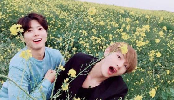 BTS V parties hard with Park Bo Gum ahead of headlining Celine show