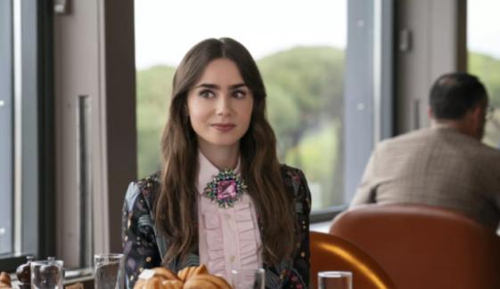 Lily Collins brings summer flair to 2025 Wimbledon in chic airy dress