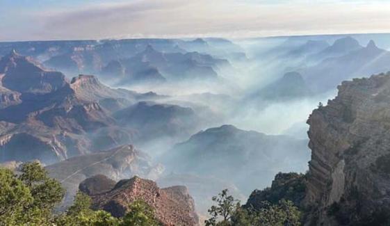 Arizona wildfires force evacuations near Grand Canyon