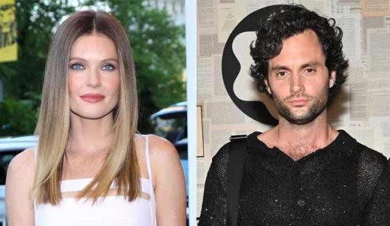 Penn Badgley, Meghann Fahy look smitten while filming 'Deserve Each Other' 
