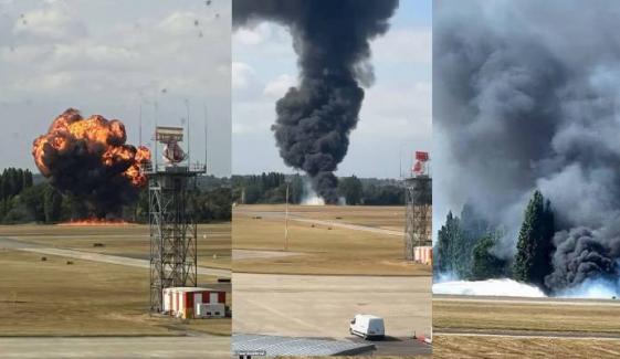 Southend Airport crash: Small aircraft bursts into flames shortly after takeoff