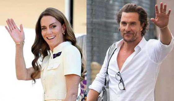 Matthew McConaughey makes classy gesture toward Kate Middleton at Wimbledon