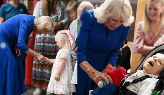 Royal Family shares sweet peeks into Queen Camilla’s visit to children’s hospice