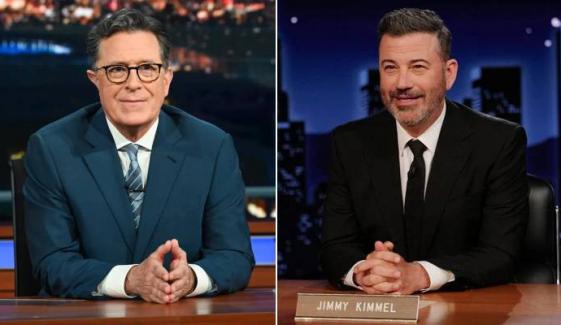 Jimmy Kimmel shows support for Stephen Colbert amid ‘Late Show’ cancellation