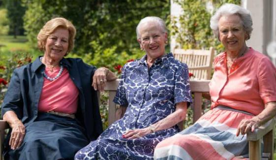 Danish Royal family releases summer portrait of Queen Margrethe with her sisters