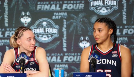 Paige Bueckers on romance confirmation with Azzi Fudd: 'It is what it is'