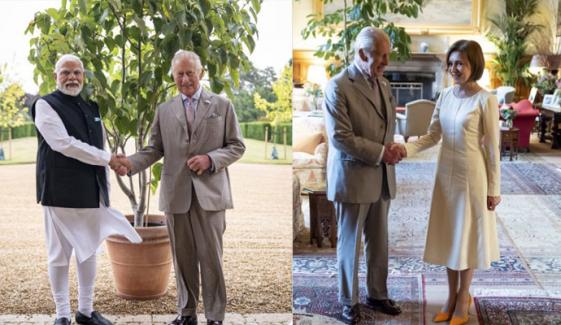 King Charles hosts President of Moldova, Indian Prime Minister in Sandringham