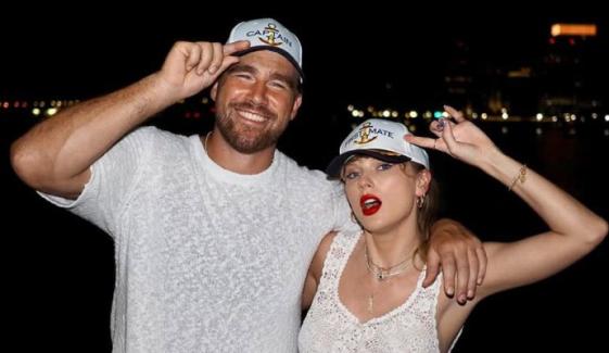 Taylor Swift gives heartfelt nod to Travis Kelce as they hard launch romance 