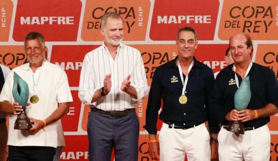 King Felipe awards prestigious trophies to 43rd King’s Cup-Mapfre winners