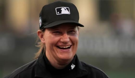 Jen Pawol makes history as first female MLB umpire in regular-season game