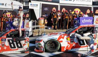 Connor Zilisch breaks collarbone in post-race victory celebration fall