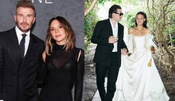 Brooklyn Beckham, Nicola Peltz snubbed by David, Victoria at vows renewal