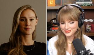 Kylie Kelce reacts to Taylor Swift breaking her major ‘New Heights’ record