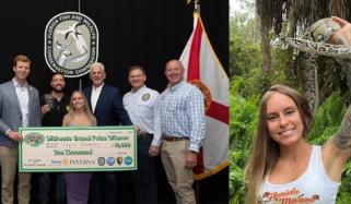 Snake slayer Taylor Stanberry captures 60 pythons in Florida challenge