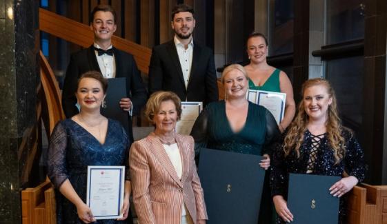 Queen Sonja bestows prestigious singing awards to aspiring young talents