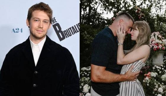 Taylor Swift’s ex Joe Alwyn breaks cover after her engagement with Travis