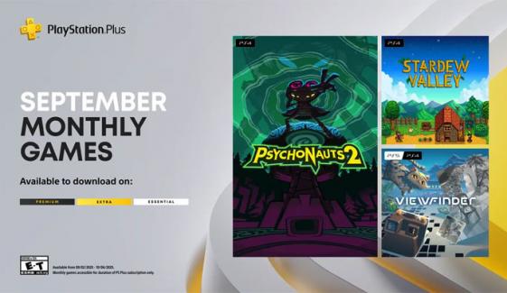 Sony releases PlayStation Plus monthly games for September 2025