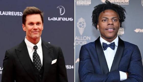 Tom Brady stuns YouTuber iShowSpeed with rare 2002 Cristiano Ronaldo card