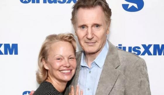 Pamela Anderson, Liam Neeson romance: Real or PR stunt? 