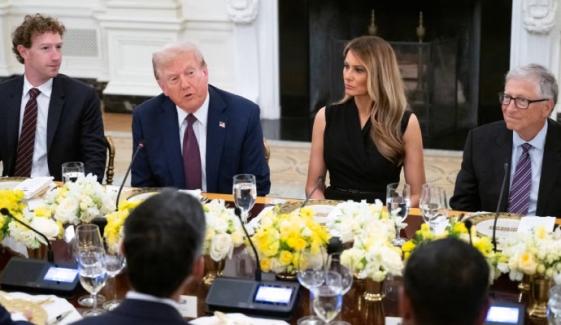 Trump mocks death rumours ahead of dinner with tech titans