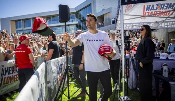 Charlie Kirk assassination: FBI release video of suspect fleeing scene
