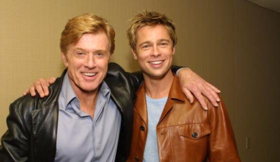 Brad Pitt breaks cover after his friend Robert Redford’s death