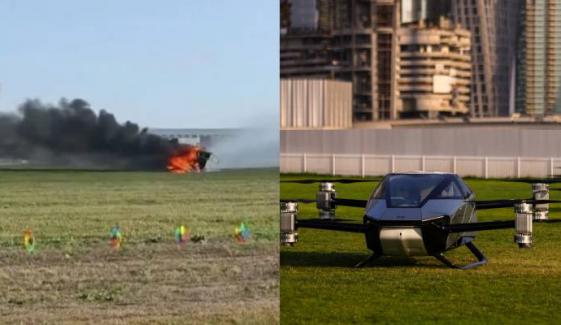 Flying cars collide mid-air in China ahead of Changchun Air Show