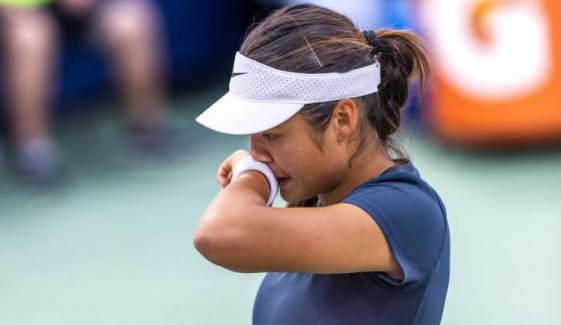 Emma Raducanu breaks down in tears after long-waited win at Korean Open