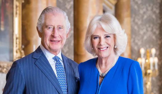 Queen Camilla slips into chic teal coat for weekend outing with King Charles