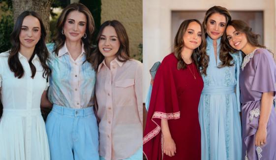 Queen Rania pens funny birthday wish for daughters Princesses Iman and Salma