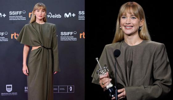 Jennifer Lawrence honored with Lifetime Achievement award at San Sebastian