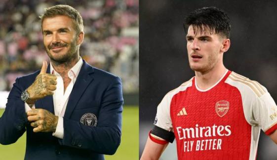David Beckham hails Declan Rice following Champions League heroics