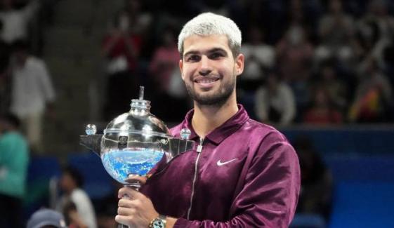 Carlos Alcaraz receives 'special' congratulations message after Japan Open victory