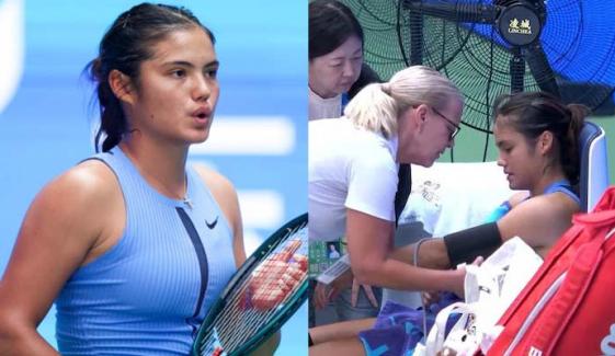 Emma Raducanu retires ill against Ann Li in Wuhan Open first round