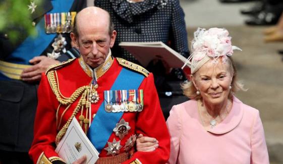 Duke of Kent makes first appearance after Duchess of Kent's funeral