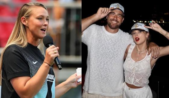 Taylor Swift's future SIL reacts to smutty 'Wood' track about Travis Kelce