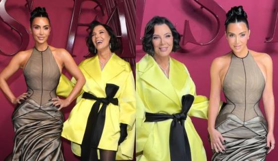 Kim Kardashian outshines Kris Jenner with BOLD look at 'All's Fair' premiere 