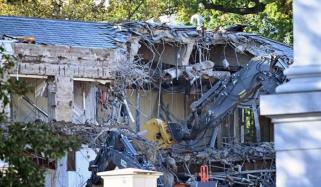 White House demolition begins for Trump's $250 million ballroom: Watch