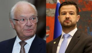 King Carl Gustaf welcomes Montenegro's President for his 2-day Swedish trip