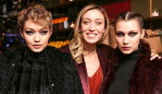 Gigi and Bella stun in sage green dresses at sister Alana Hadid's wedding