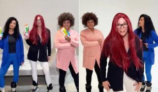 Kim Kardashian, Kris Jenner, North West nail TikTok-inspired Halloween costumes