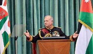 King Abdullah dons Throne Attire to open second session of 20th Parliament