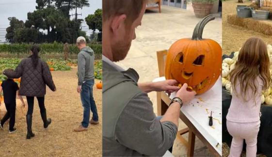 Meghan Markle drops Archie, Lilibet’s video picking pumpkin with Prince Harry